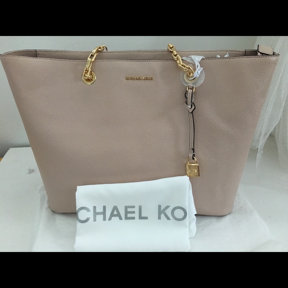 NWT Michael Kors Chain Mercer Tote Handbag
